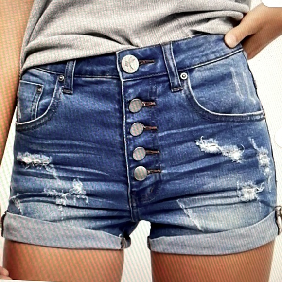 One Teaspoon Pants - ONE BY ONETEASPOON HIGH RISE SHORT